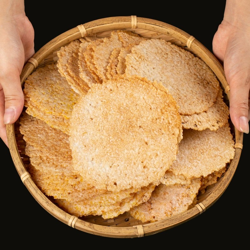 手工非油炸梅干菜锅巴农家土灶台柴火无油杂粮大米锅巴休闲小零食