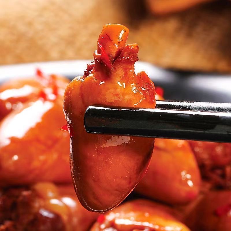 鸭心即食麻辣黑鸭味小包装零食卤味熟食真空肉类荤食解馋鸭货食品