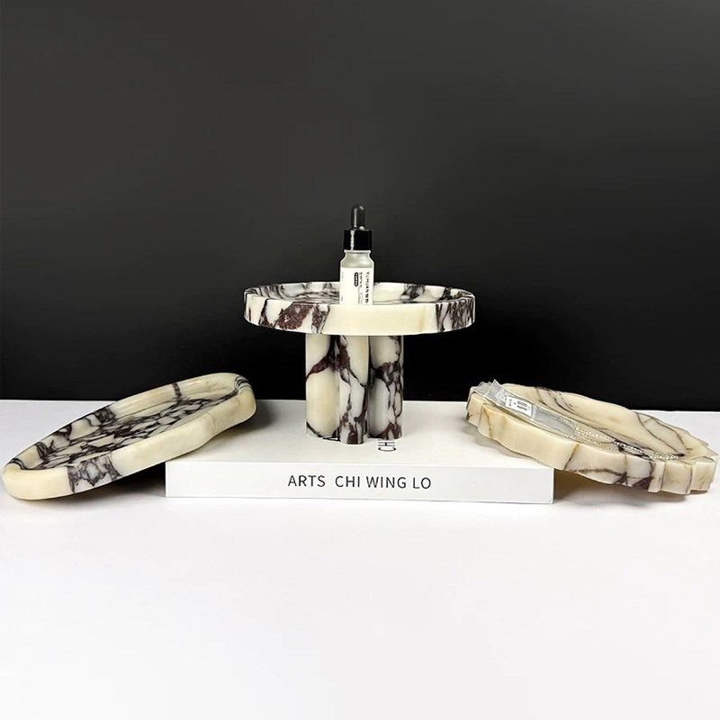 天然宝格丽大理石果盘收纳托盘摆件简H约轻奢样板间酒店客厅装饰,家居饰品,果盘/果篓,淘宝优惠券,粉丝福利购,淘宝优惠卷