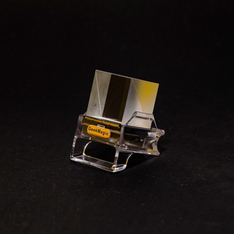 透明小电视时钟棱镜桌面摆件稚晖y君HoloCubic男女朋友潮玩礼物