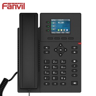 Fanvicl方位 IP电话机SIP电话机 2.4英寸彩屏百兆网络POE供电 网