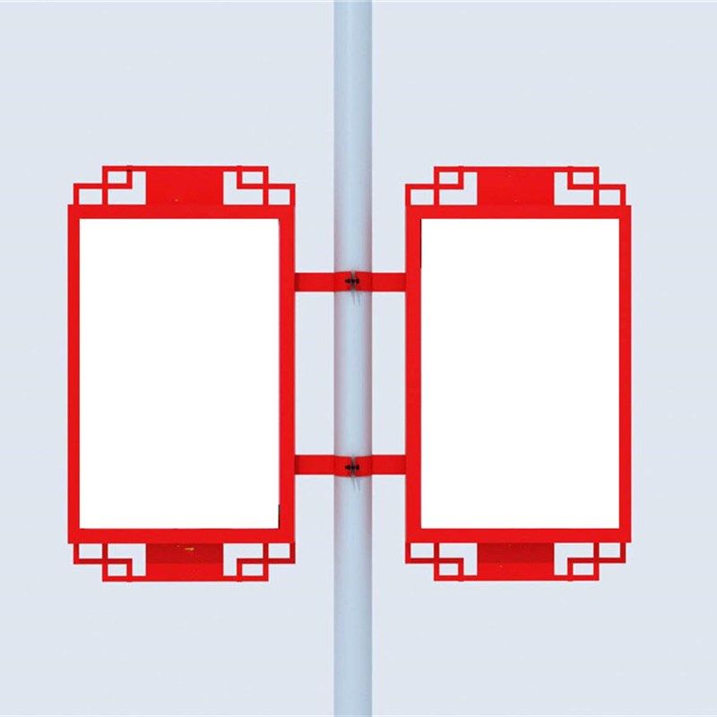 路灯杆灯箱广告牌m道旗灯箱电线C杆广告牌双面户外灯杆灯箱发光,商业/办公家具,灯箱,淘宝优惠券,粉丝福利购,淘宝优惠卷