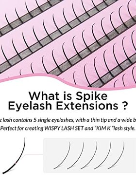 极速BEPHOLAN Spike Lash Extensions Premade SpikesT Eyelash E