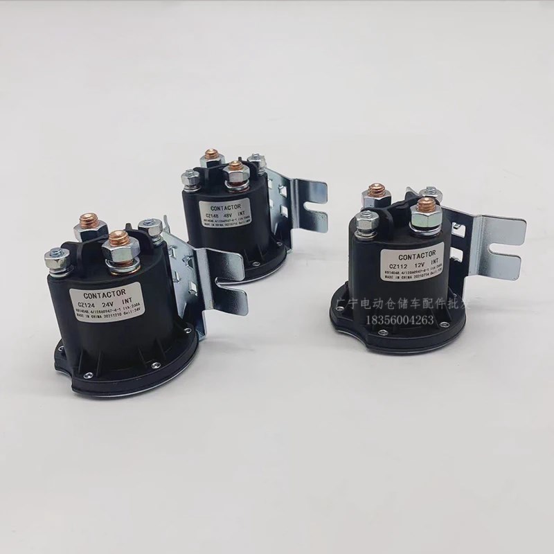 半电动堆高叉车配件液压动力t单元直流电机油泵站12/24V接触继电