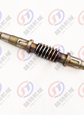 上海蚌埠X53T/X5042A蜗杆562 长度E286 K2 M3 进给箱蜗杆 铣床配