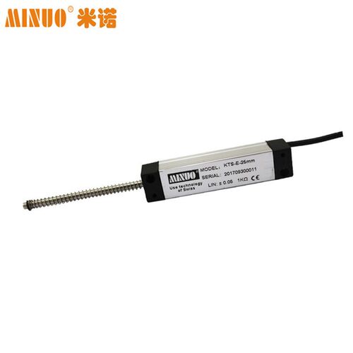 KTS-C-75mm自恢复式直线位移传感G器自复位移传感器弹簧内置电位