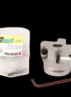 TP90度铣刀盘TPMN16 TPMGN22三角可转位直角铣刀盘