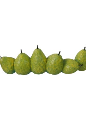 现代简约北欧树脂樱桃梨子摆件客厅D电视柜水果装饰品几何创意摆