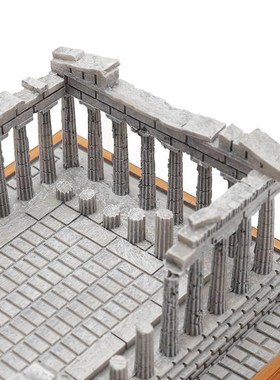 树脂工典艺品仿意帕特农型神庙希y腊雅卫城创家居摆件模旅游真307