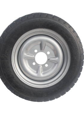 电动三轮车实心轮胎j300/350/450/400-8一12寸工地免充气防扎轮胎