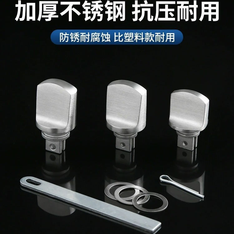 一件304不锈钢反锁旋钮家用防盗门旋钮配件家门通用配件大全