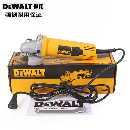 得伟100/125型角磨机打磨机抛光机切割机DW803/810/811家用角磨机