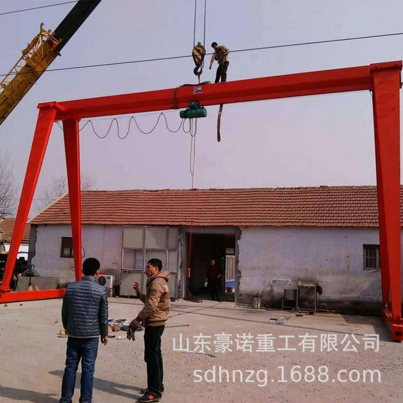 厂家加工 门式起重机 10吨MH型门式起重机  简易电动起重机龙门吊