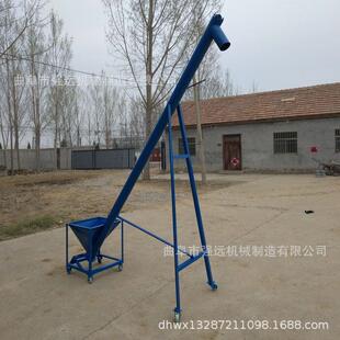 连城县倾斜式圆管提升机 螺旋水泥上料机 定做螺旋上料机