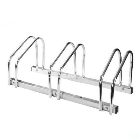 铁制电镀锌3档自行车电动车停车架 停车位045VEL01-3