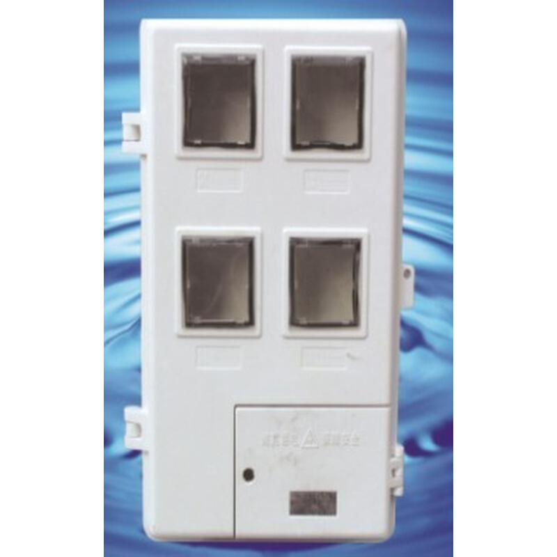 电子电式能表箱双开门家用工业电表4户电度表箱单相四户表箱