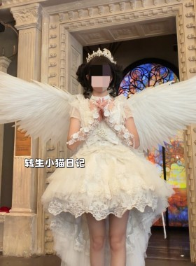 天使之翼电动翅膀黑色Lolita可动拍照蕾姆cos道具转生小猫日记