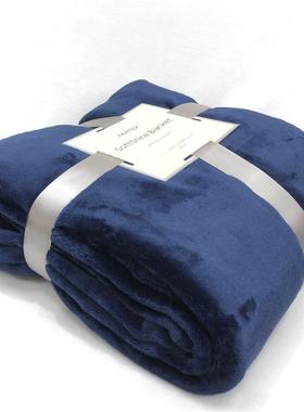 9opu批发素色法兰绒毛毯双人毯春秋毯冬季床单保暖绒毯1.8