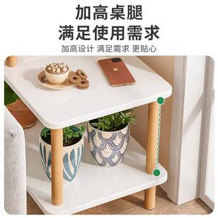 沙发旁边小桌子家用边几角几简约现代茶几方几客厅多层落地置物架