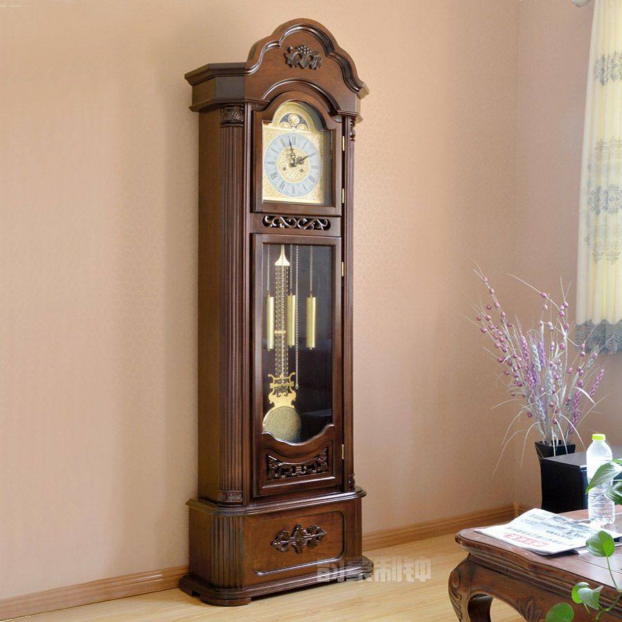 欧式古典落地钟客厅实木机械钟表报时座钟中式豪华大气铜制立钟,家居饰品,立钟/落地钟,淘宝优惠券,粉丝福利购,淘宝优惠卷