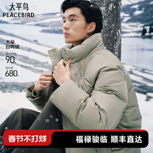 【商场同款】太平鸟男装羽绒服25冬季新款阔版面包服 B2ACF4524
