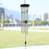 卧室小清新 水晶风铃挂金属多管实心铝棒孩子 房间女孩 窗口挂