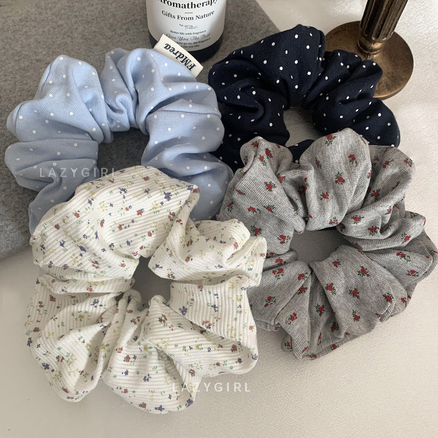 东大门~韩系清新感碎花发圈ins博主同款美丽配色发绳2025新款发饰,饰品/流行首饰/时尚饰品新,发饰,淘宝优惠券,粉丝福利购,淘宝优惠卷