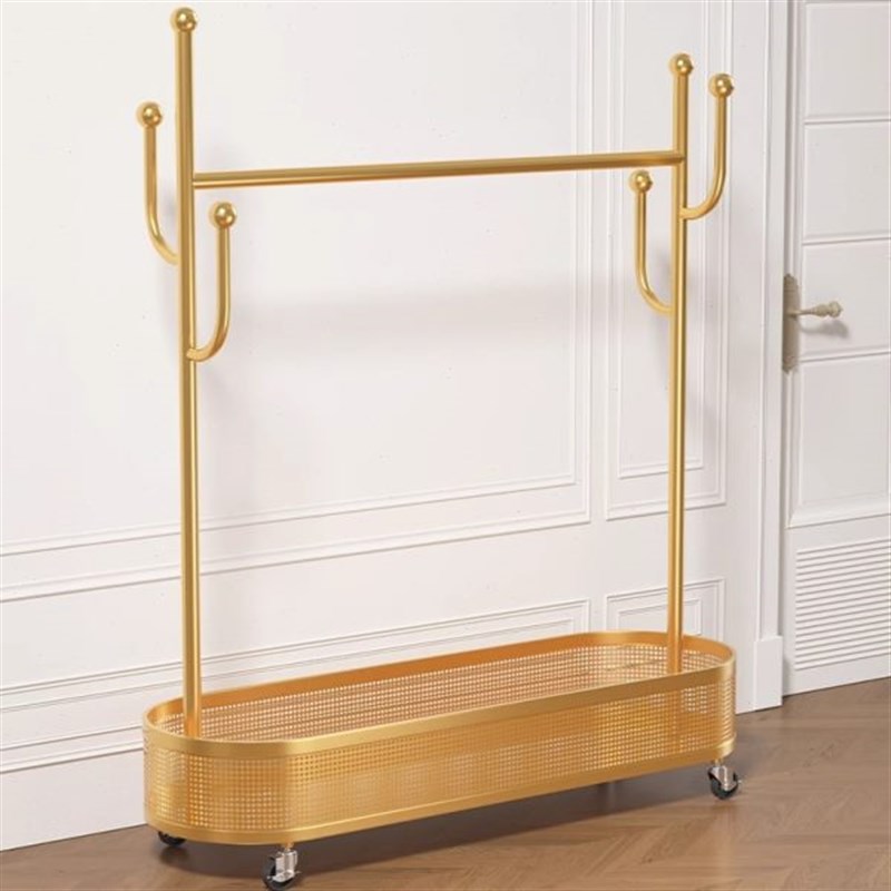 挂衣架落地卧室衣k帽架房间架子家用不占地挂杆进门小型简易晾衣