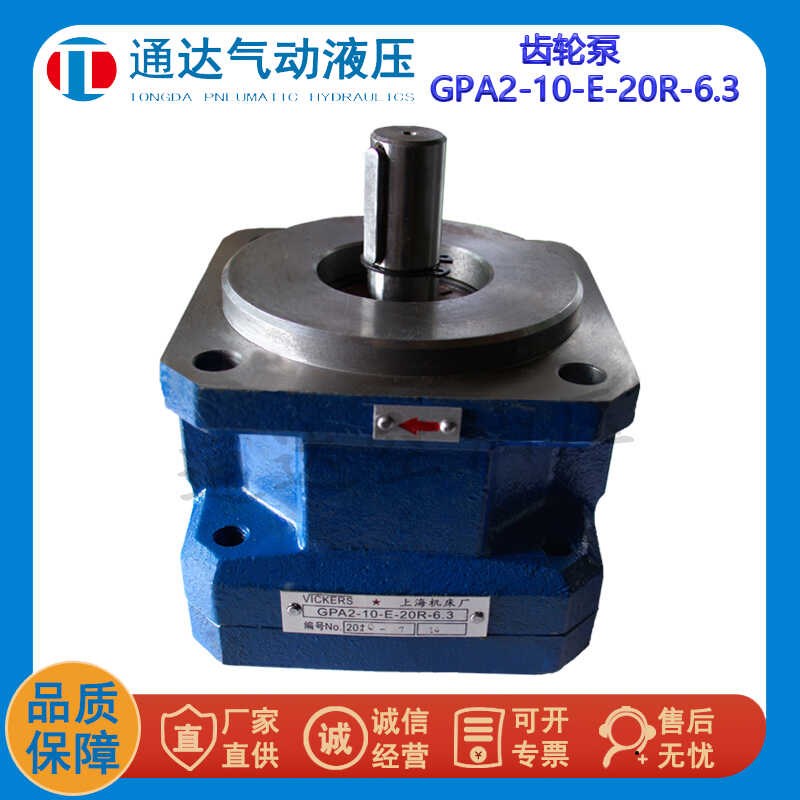 上海机床厂齿轮泵 GPA2-10p-E-20-R6.3 6/16 GPA1-4/2 40/25/63 3