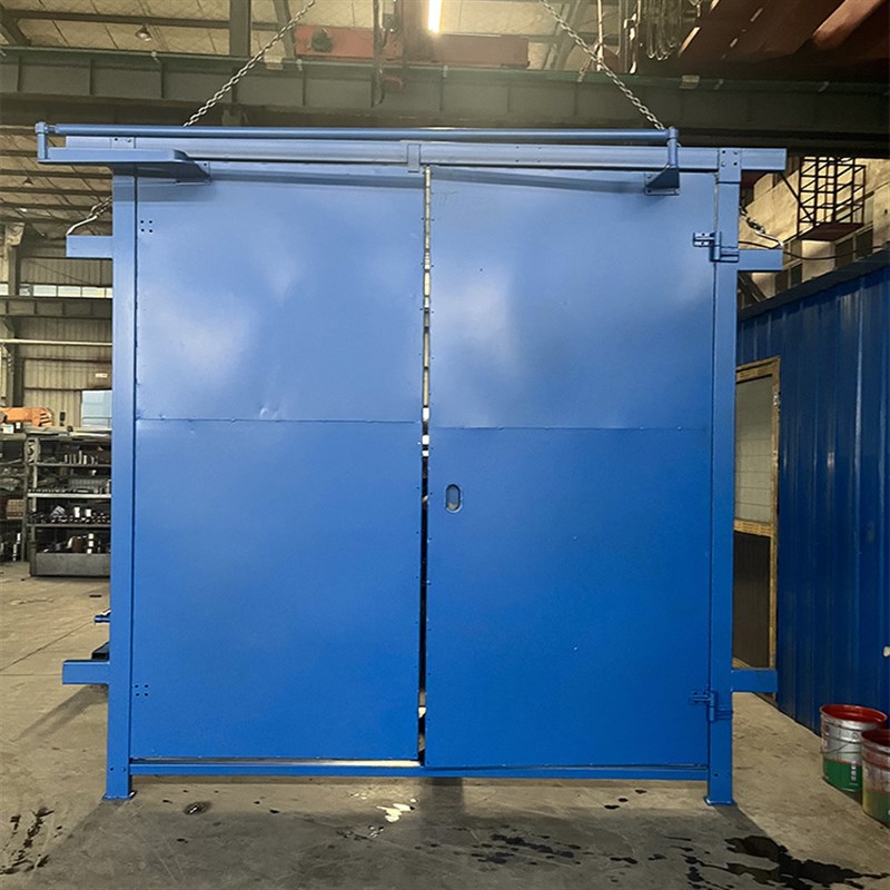 矿用FM1800*200q0无压风门 巷道用一套两道自动开闭风门 安装简单