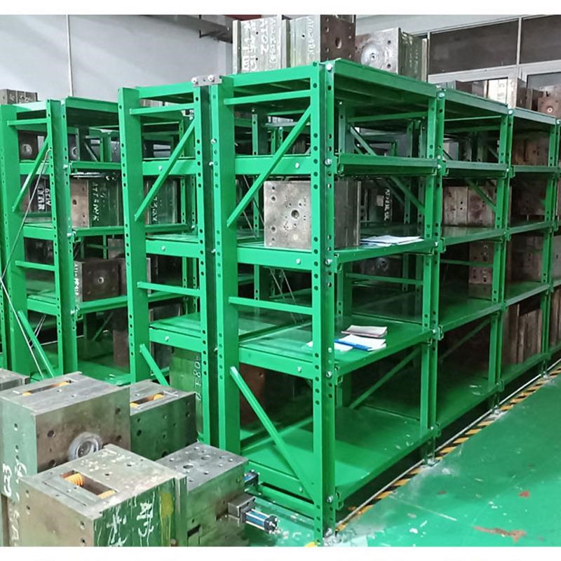 抽拉仓储货架重型模具架半开抽屉式置物架子O模具存放架整理展示