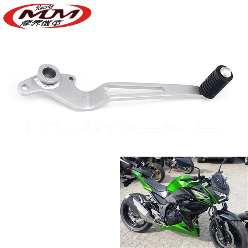 摩托车改装件适用川崎忍者25t0R Z250 Z300右侧刹车踏板刹车杆脚