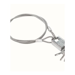 钢丝绳锁304不l锈钢 防盗锁炼电瓶车锁行李箱炼条锁钢丝绳锁扣