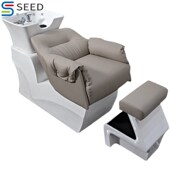 新款 3AM同款 h理发店网红简约洗头床美发店陶瓷深盆冲水床发廊专用