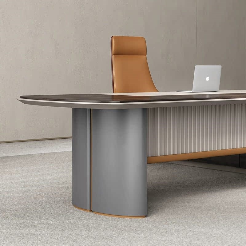 北京老板裁董事长k总经理办公室桌椅柜组合家具轻奢时尚现代大班