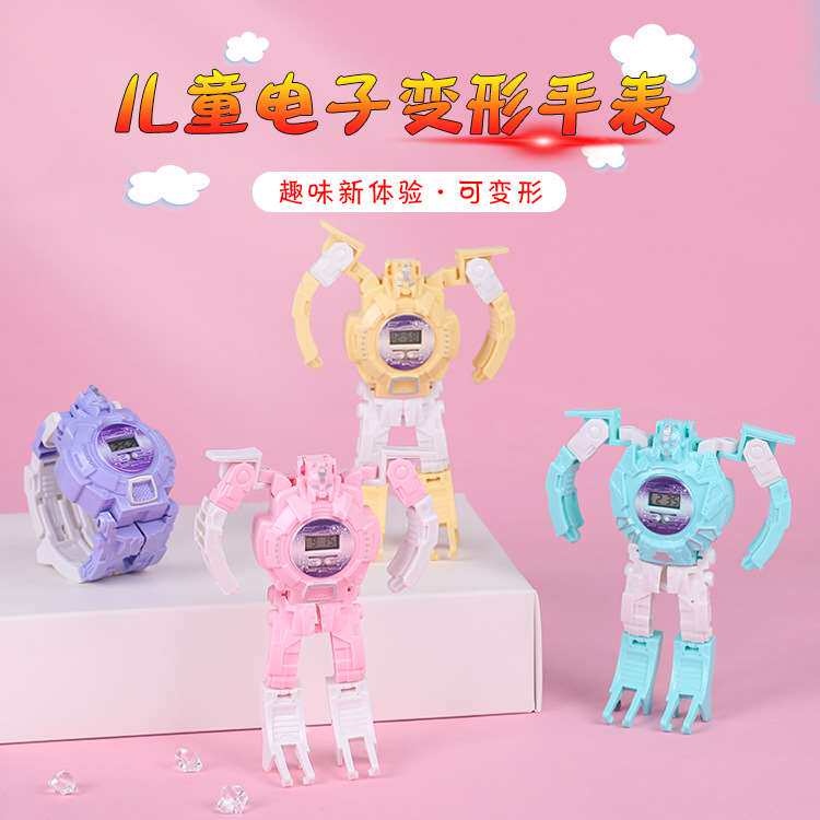 어린이 날 변형 FGURE 장난감 소년 GRL GFT ROBOT ELECTRONC