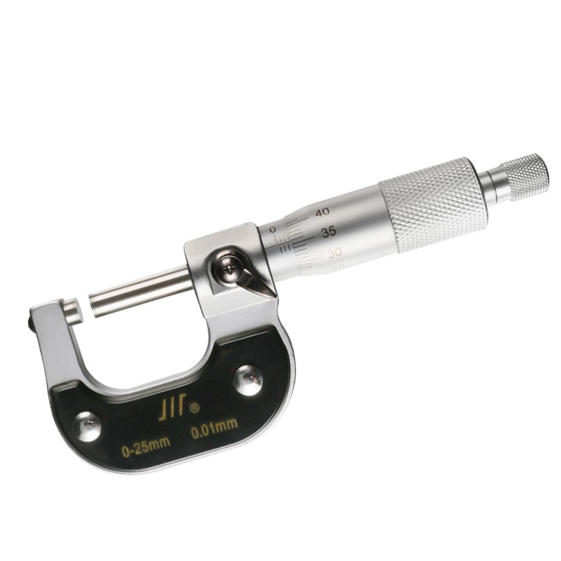 成量外径千分尺0-25mm川量高精度螺旋测微J器测厚仪0.01工业级卡