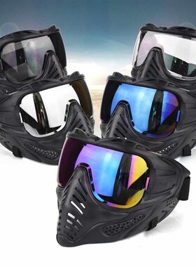 新款战术面具SQB全脸防护面罩户外真人CST游戏防护面具装备