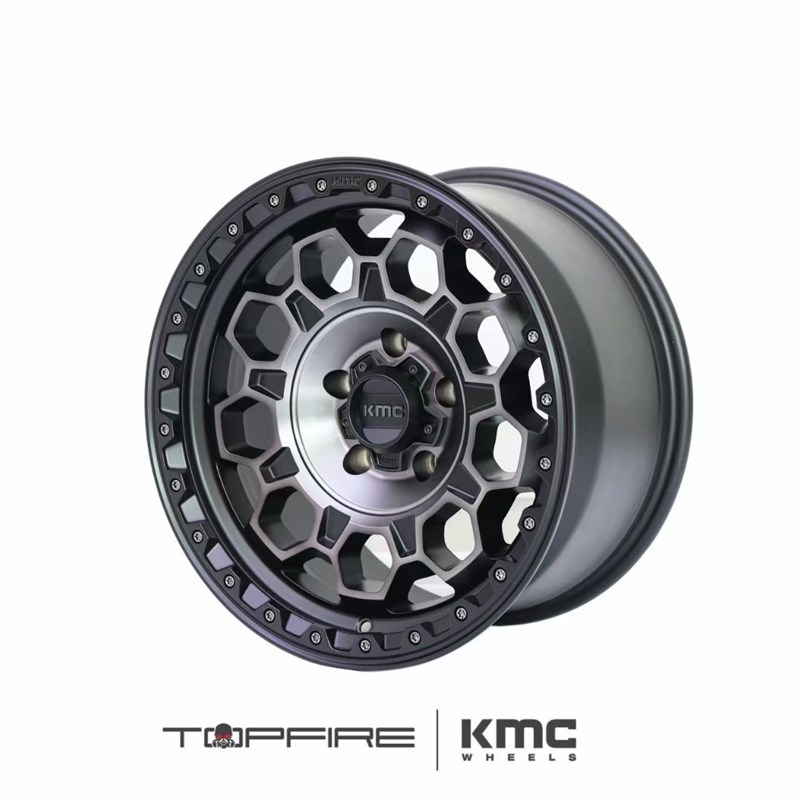 TOPFIRE顶火KMCp轮毂轮圈钢圈17/18寸牧马人普拉多FJ超霸陆巡坦途