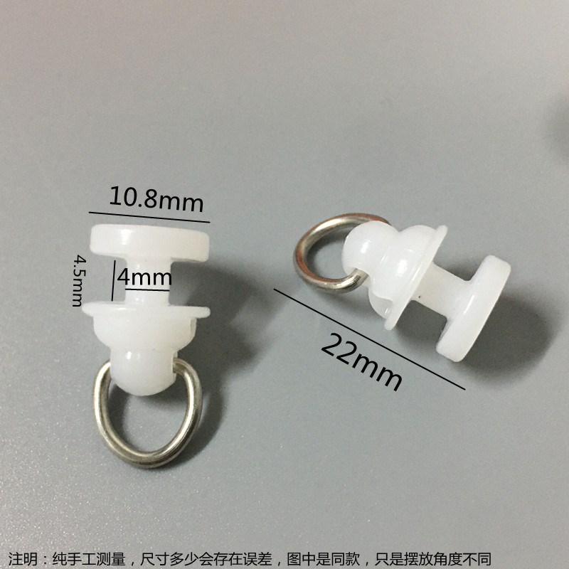 现货速发窗帘h轨道小轮子挂钩轮方轨套轮走珠轮窗帘轨道滑轮窗配