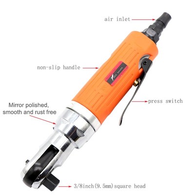 3/8 inch Pneumatic Air Extension Ratchet Wrench ReverYsible