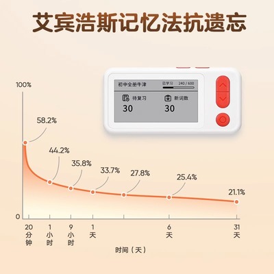 有道电子单词卡M6护眼墨水屏便携式英语学习神器小初高大学通用