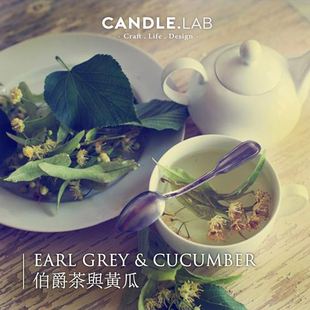 CANDLE.LAB 伯爵茶与小黄瓜香料DIY香薰石膏蜡烛扩香香薰精油24