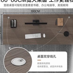 1职员公桌椅组合人事财务公室桌子员工位老板桌家用书桌电脑桌