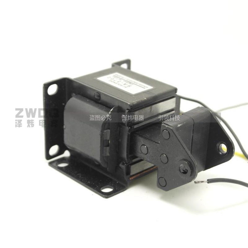 SA-3702推拉式交流牵引电磁铁行程2I0mm 吸力5KG 220V