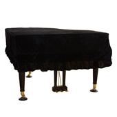 钢琴罩三角简约防尘琴套现代金丝绒盖布全加厚高档电子Y北欧高端