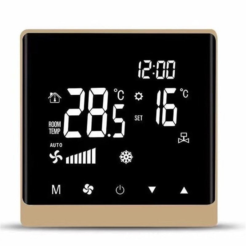 中央空调控制面板温控器智能水机地暖I风机盘管线控器通用三速