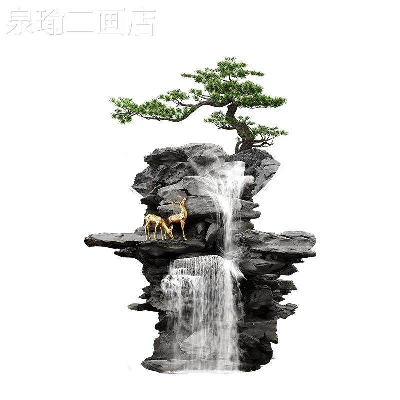 网红轻奢入户g门对墙画流水生财玄高关档装正饰画大气发光挂壁饰,家居饰品,现代装饰画,淘宝优惠券,粉丝福利购,淘宝优惠卷