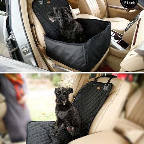 2 In 1 Travel Dog Cpar Seat Cover Folding Hammock Pet Carrie