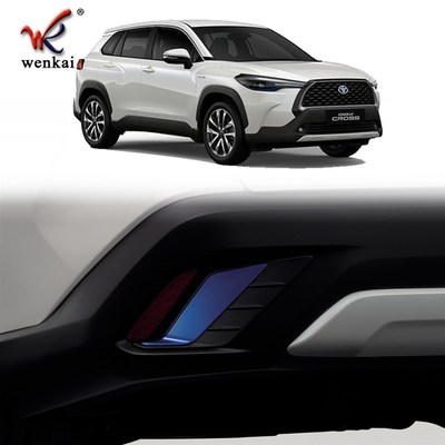 适用于丰田20款卡罗拉Cross改装C后保险专用雾灯装饰亮条 后雾灯